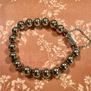 Silpada Sterling Silver Bead Bracelet. Vintage. Retired. B0471